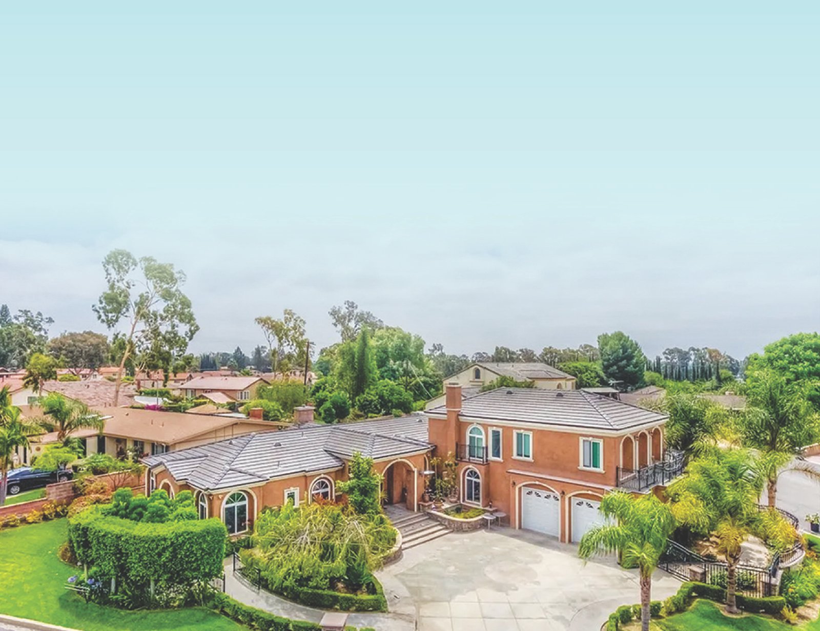 Home flyer background